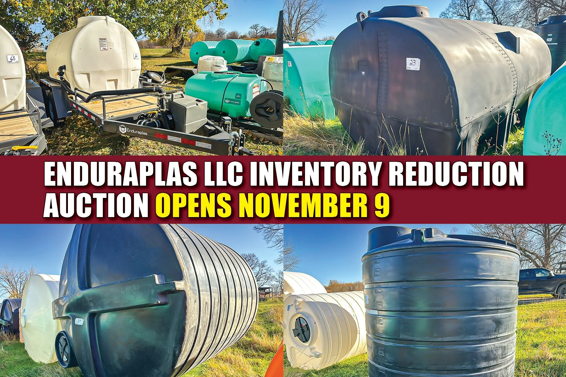 Enduraplas LLC Inventory Reduction Auction