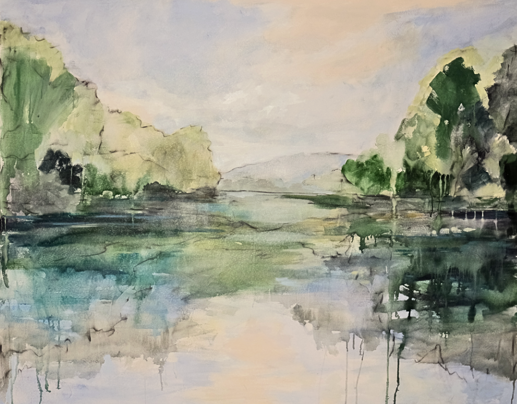 Echos Across the Water |
Oil on Canvas, 48 x 60 |
Original 2025