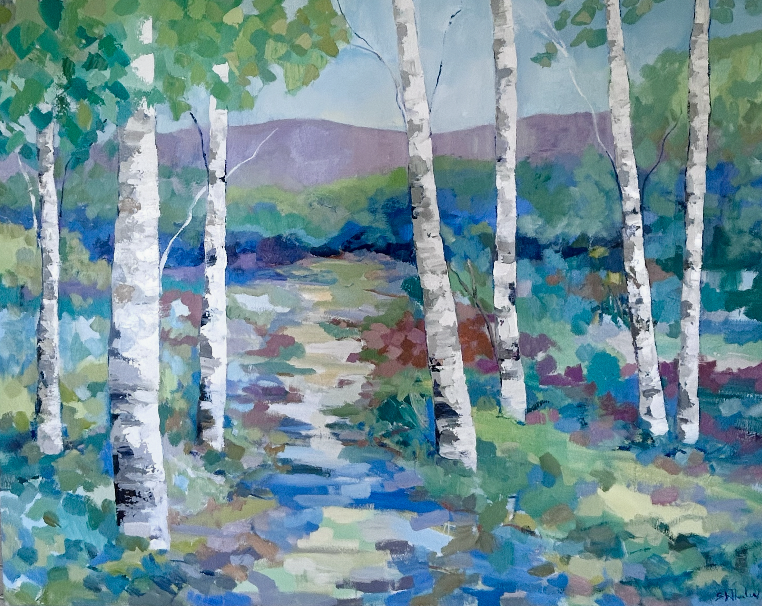Light Through the Aspen Canopy |

Oil on Canvas, 48 x 60 |
Original 2026