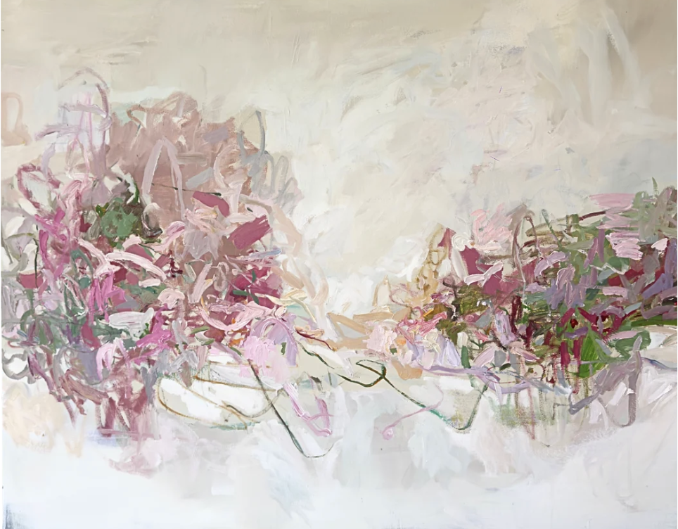 Blushing Notes | Oil on Canvas, 48 x 60 | Original 2026