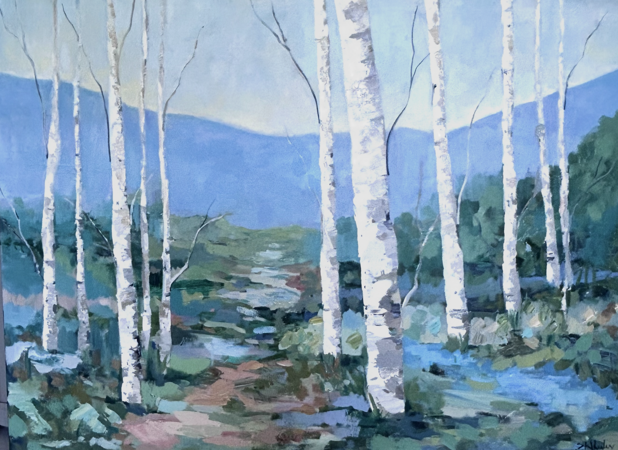 Where the Forest Breathes |

Oil on Canvas, 40 x 54 |
Original 2026