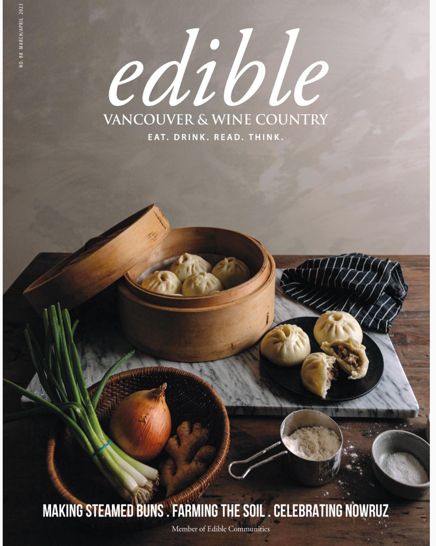 Happy Nowruz! I had the pleasure of working with Chef @hamidsalimian on a Nowruz feature for @ediblevancouver&rsquo;s March 2023 print edition. Hamid and his wife were so lovely, and it turned out we&rsquo;ve actually met once before when I took his 