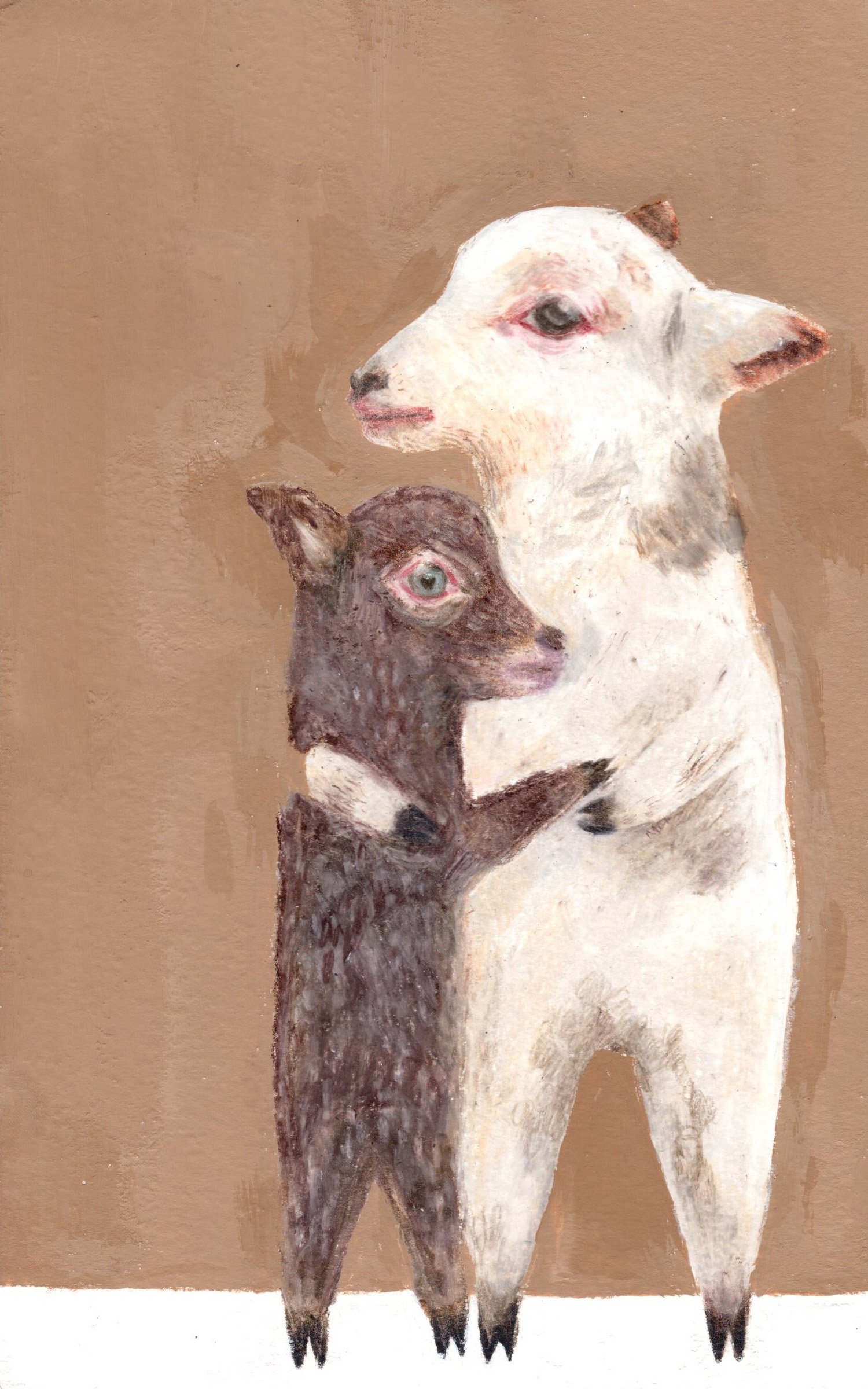 "safe lambs" 5x8"