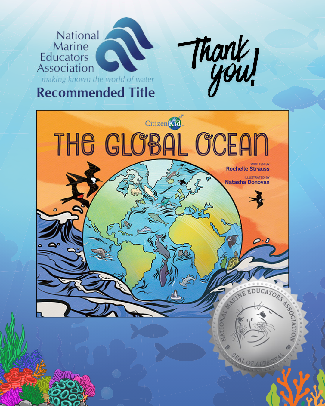 Image of book The Global Ocean with endorsement from National Marine Educators Association
