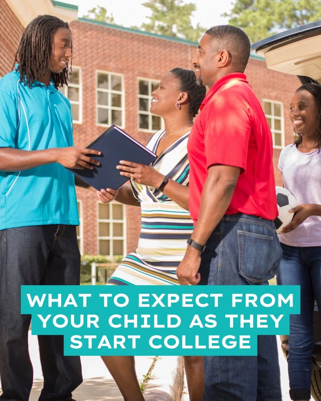 This week I made a post about what your student can expect from you - Mom and Dad. 👨👩👧👦 

BUT it goes both ways - our kiddos are moving out and can be under a lot of pressure. 💼

🔄 During the launch to college, it's normal for them to act out i