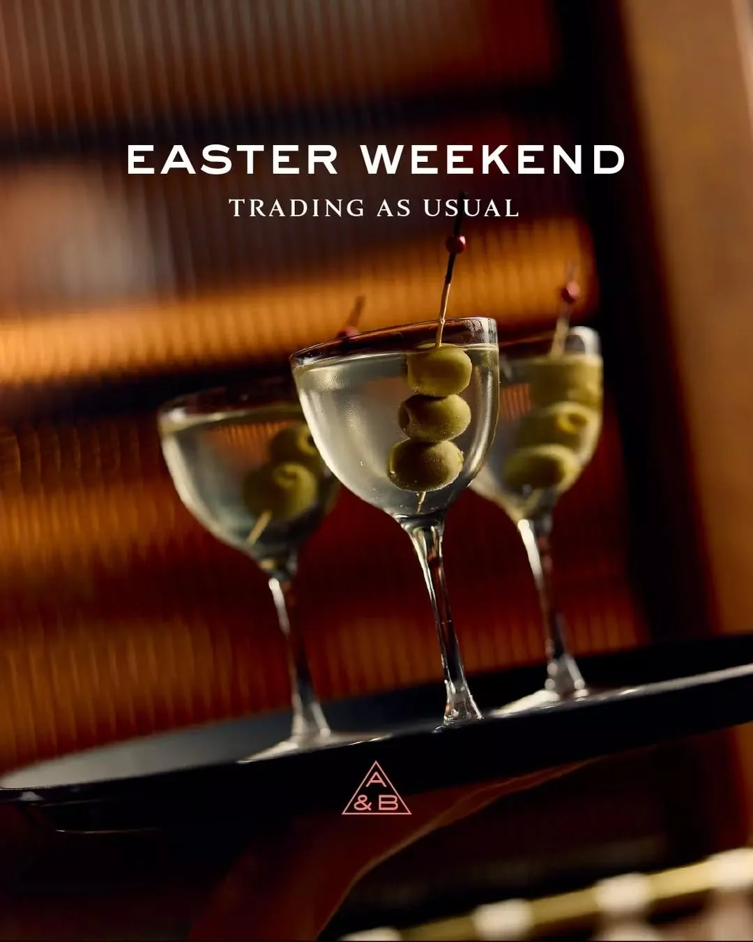 We'll be trading as usual through the Easter long weekend.

Friday: 4pm until late
Saturday: 4pm until late
Sunday: 12pm until late
Monday: 4pm until late

Our usual Happy Hours and specials will apply, however with a 15 per cent public holiday surch