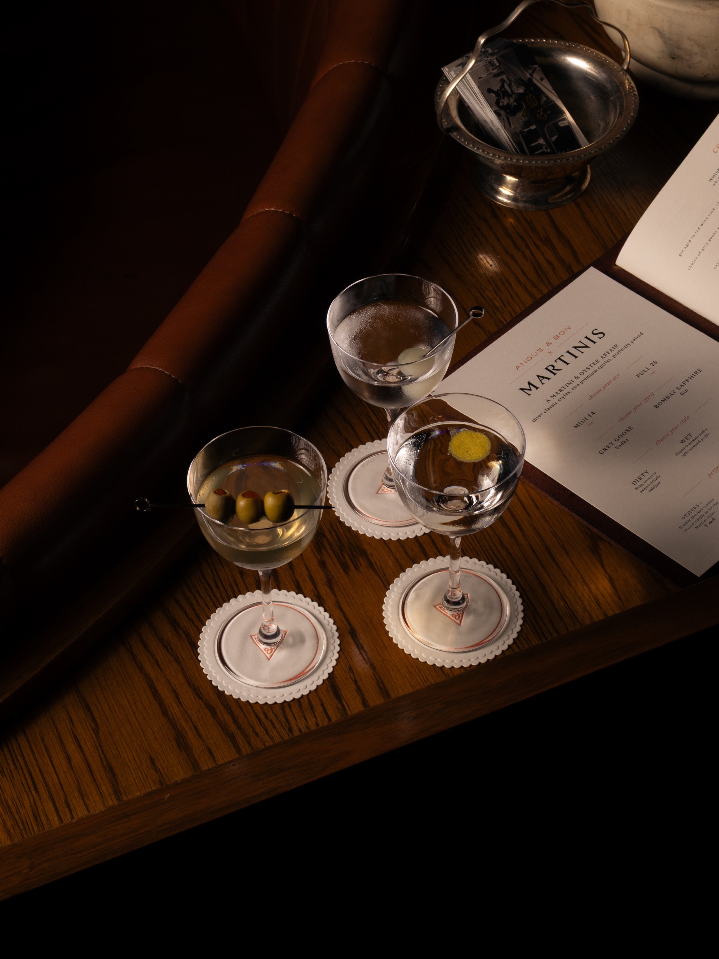 You never need a reason. Our Martini menu has arrived. Designed for those who take their pairings seriously.

Available all winter, experience it via the link in our bio.
