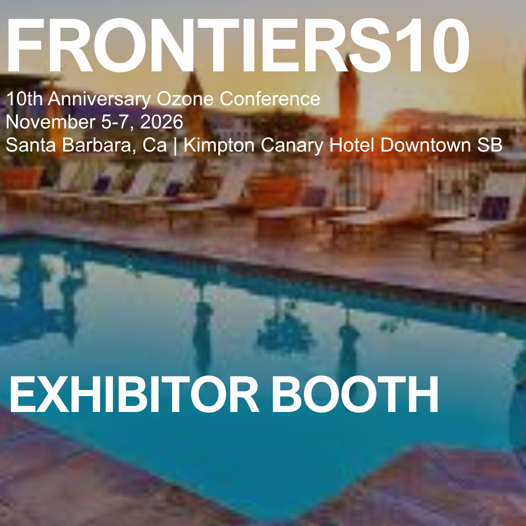 EXHIBITOR BOOTH AT FRONTIERS10 OZONE CONFERENCE