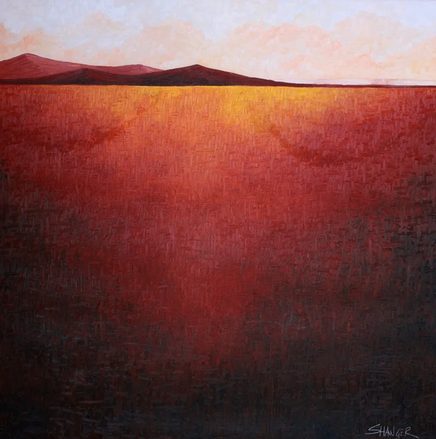 Big Red Earth 40"x40" Oil on canvas - Sold