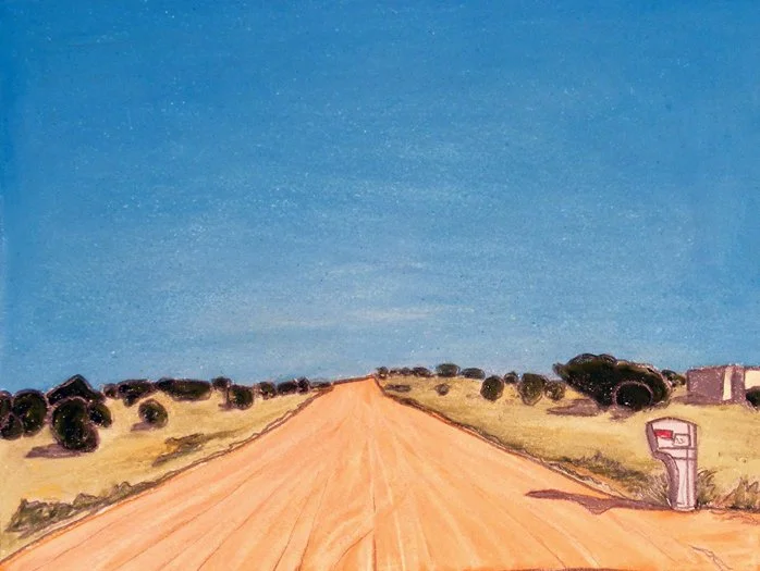 Eldorado, Santa Fe - NuPastel and Graphite on paper
