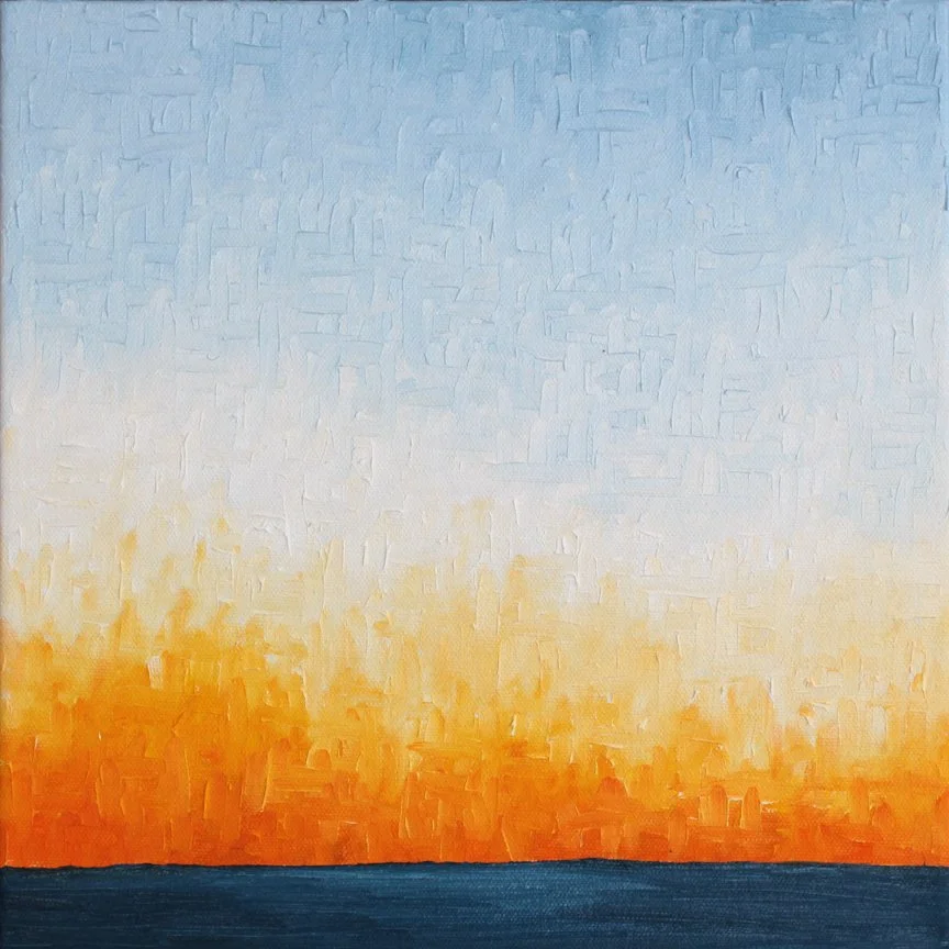 Easy Morning 12"x12" Oil on canvas - Sold