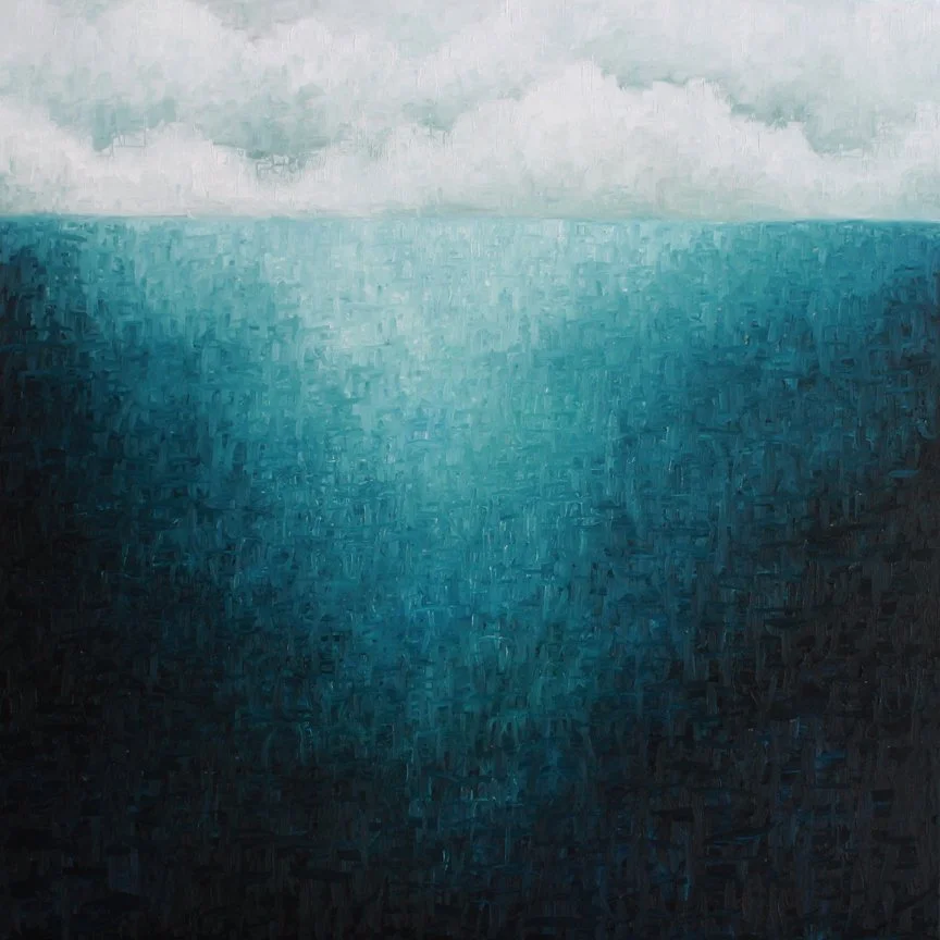 Ocean Deep 30"x30" Oil on canvas - Sold