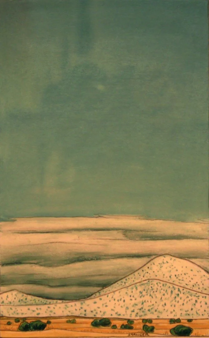 Foothills - NuPastel and Graphite on paper