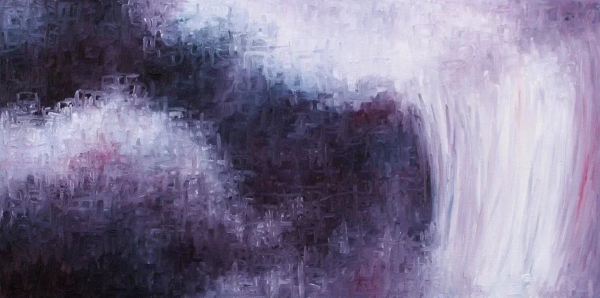 And How the Rain did Fall 12"x24" Oil on canvas - Sold