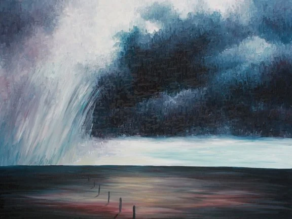 Anticipation 30"x40" Oil on canvas - Sold