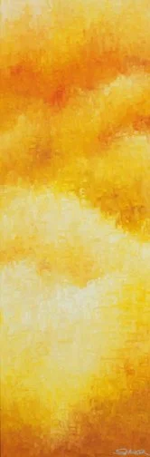 Fall Reflections 12"x36" Oil on canvas - Sold
