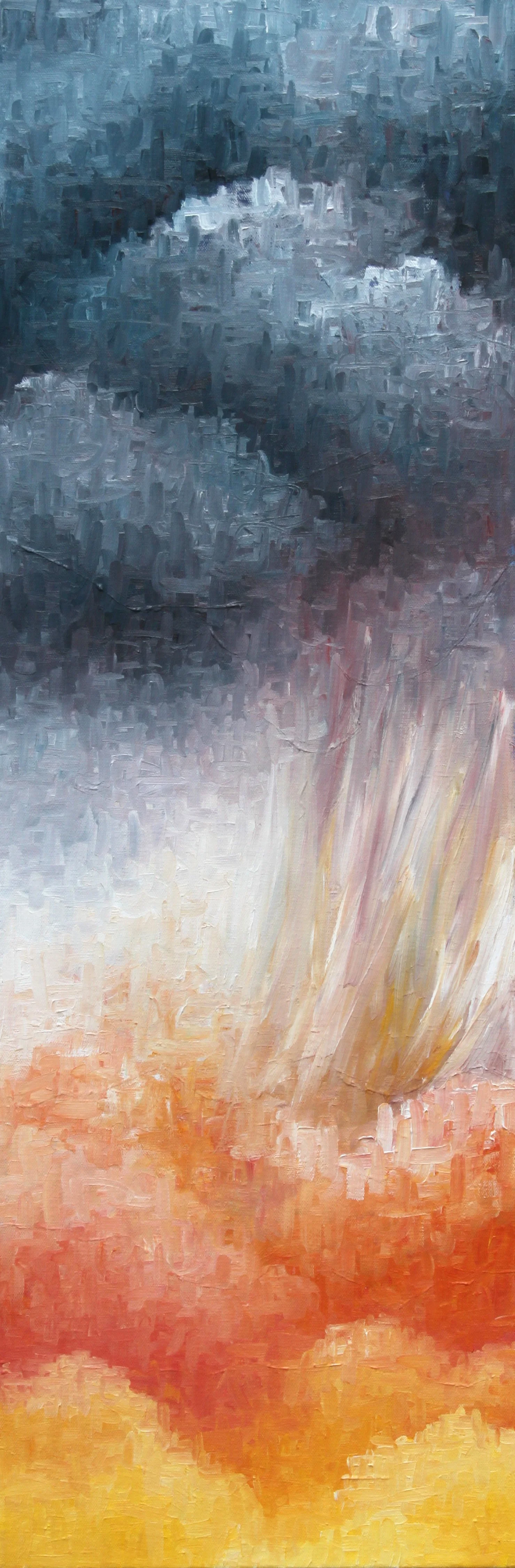 Between Night and Day 36"x12" Oil on canvas - Sold