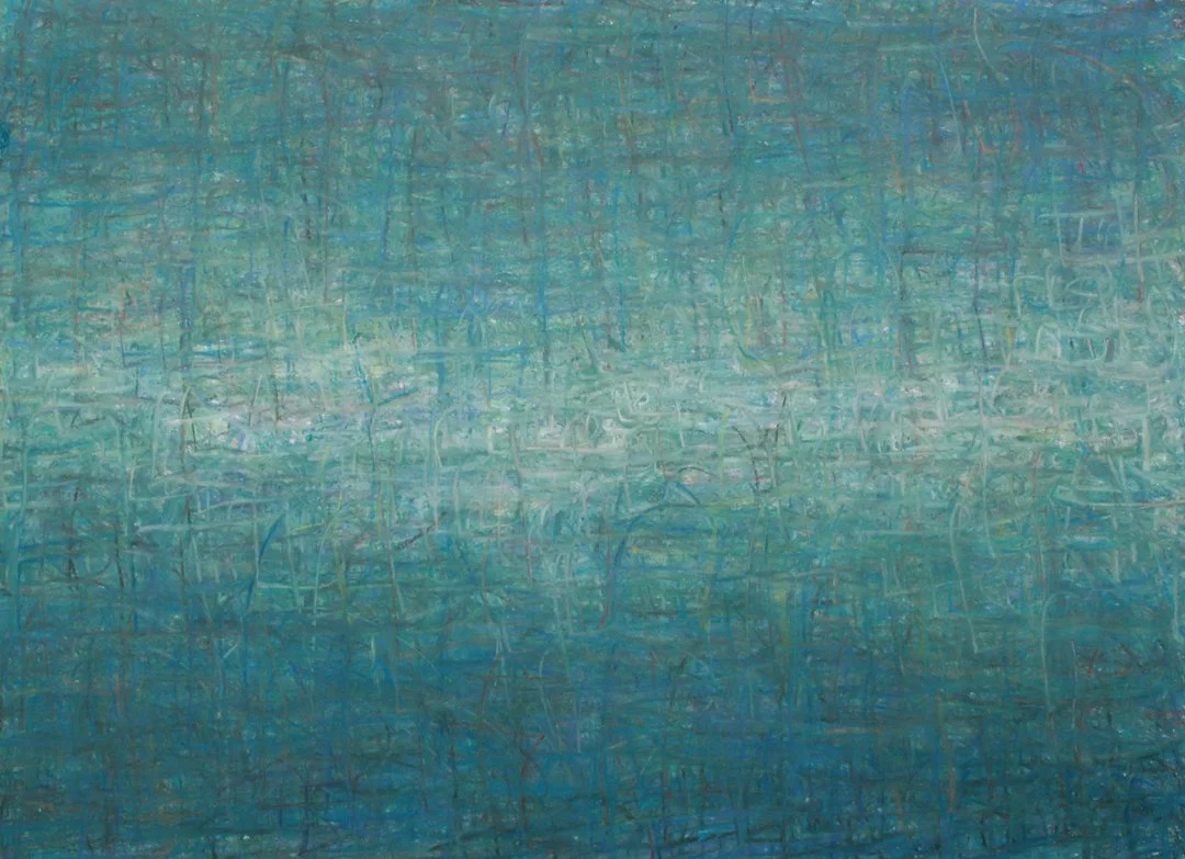 Blue Horizon  - NuPastel and Graphite on paper