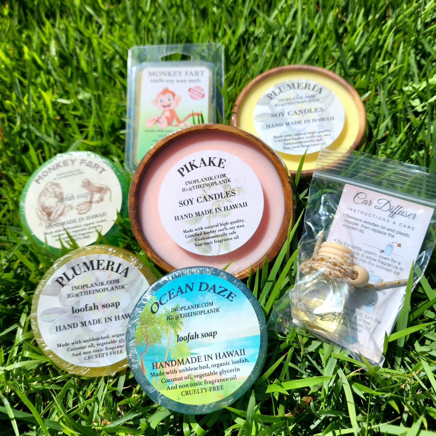 Hello everyone! With every online purchase of $50 and more, you will receive 1 FREE Car Freshener! We've been getting so much love for our Car Fresheners, that we decided to give you all a little gift 😊 this will run through tomorrow from September 