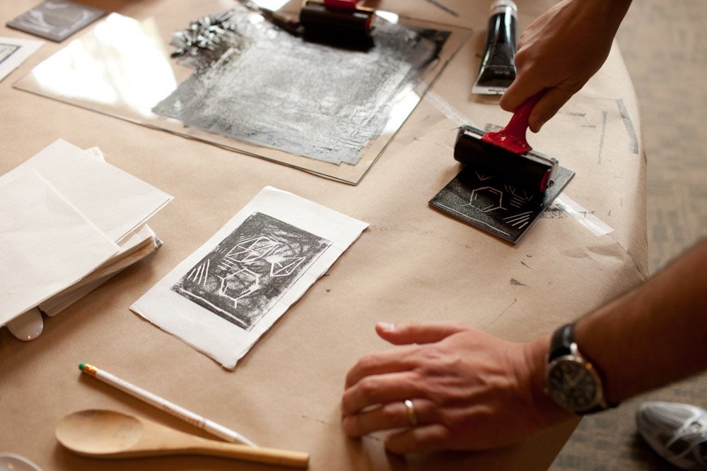 Kids Classes | Beginning Linocut Block Printing — Art Museum of Greater  Lafayette