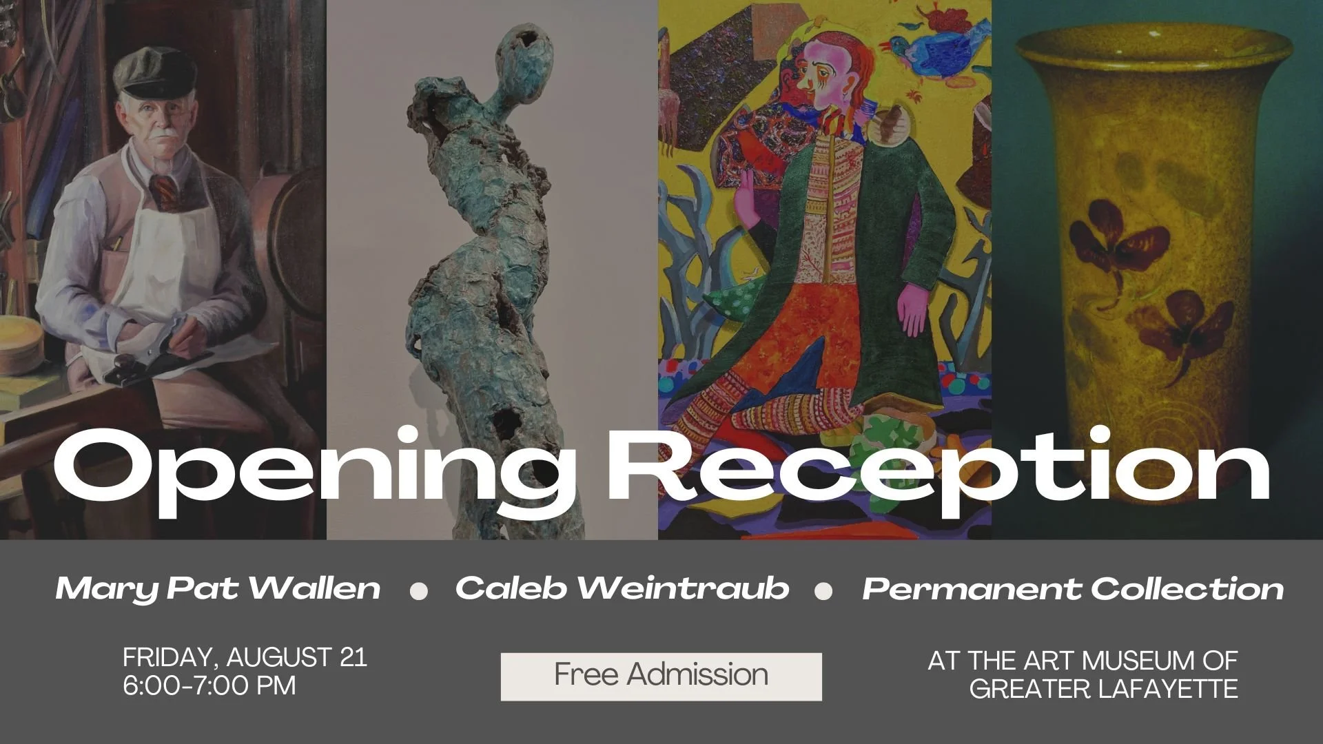 Opening Reception: Imperfectly/Perfect, Body English, and ArtSmart: Indiana