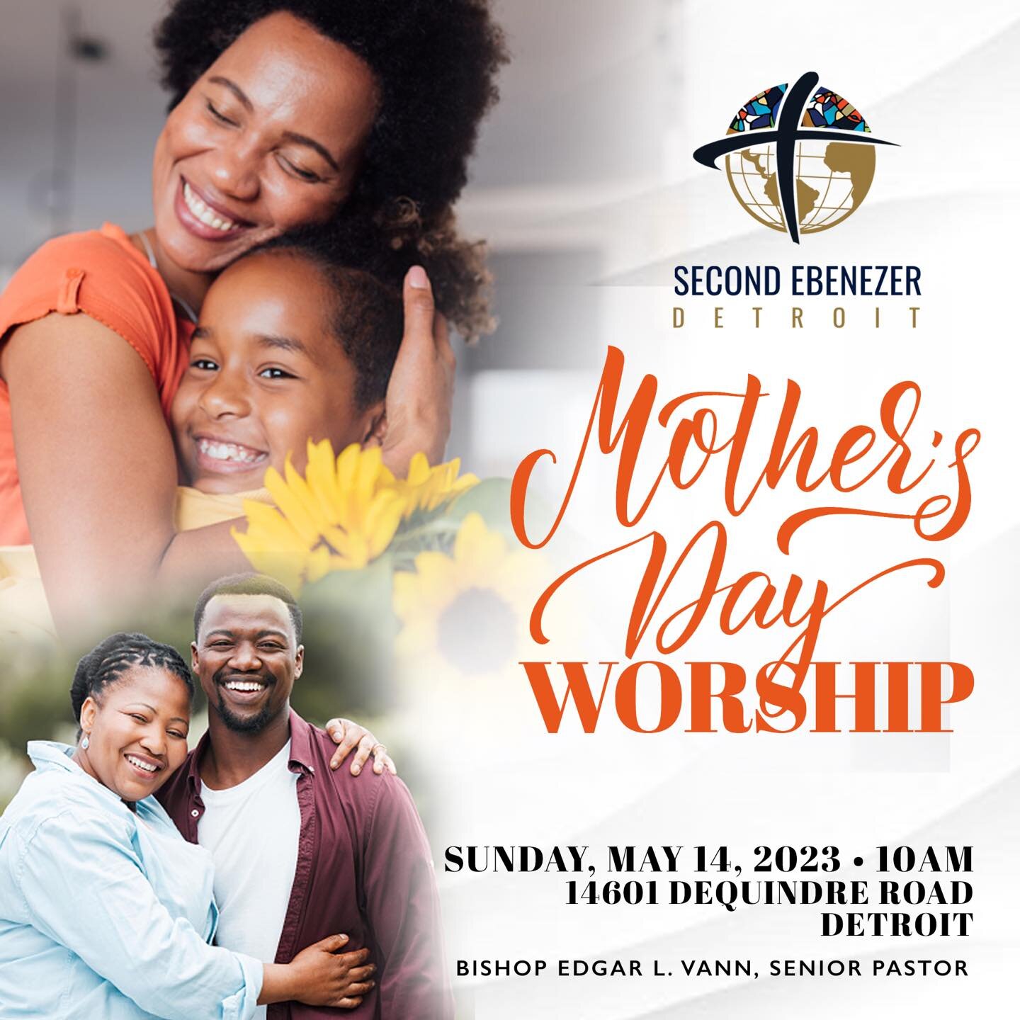 🌸 Happy Mother's Day! 🌸
Today, we celebrate the incredible mothers in our lives! It's a day to honor and appreciate the love, sacrifice, and strength that mothers bring to our families and lives. 
🙏 Join us for a Powerful Word from God.  Bring you