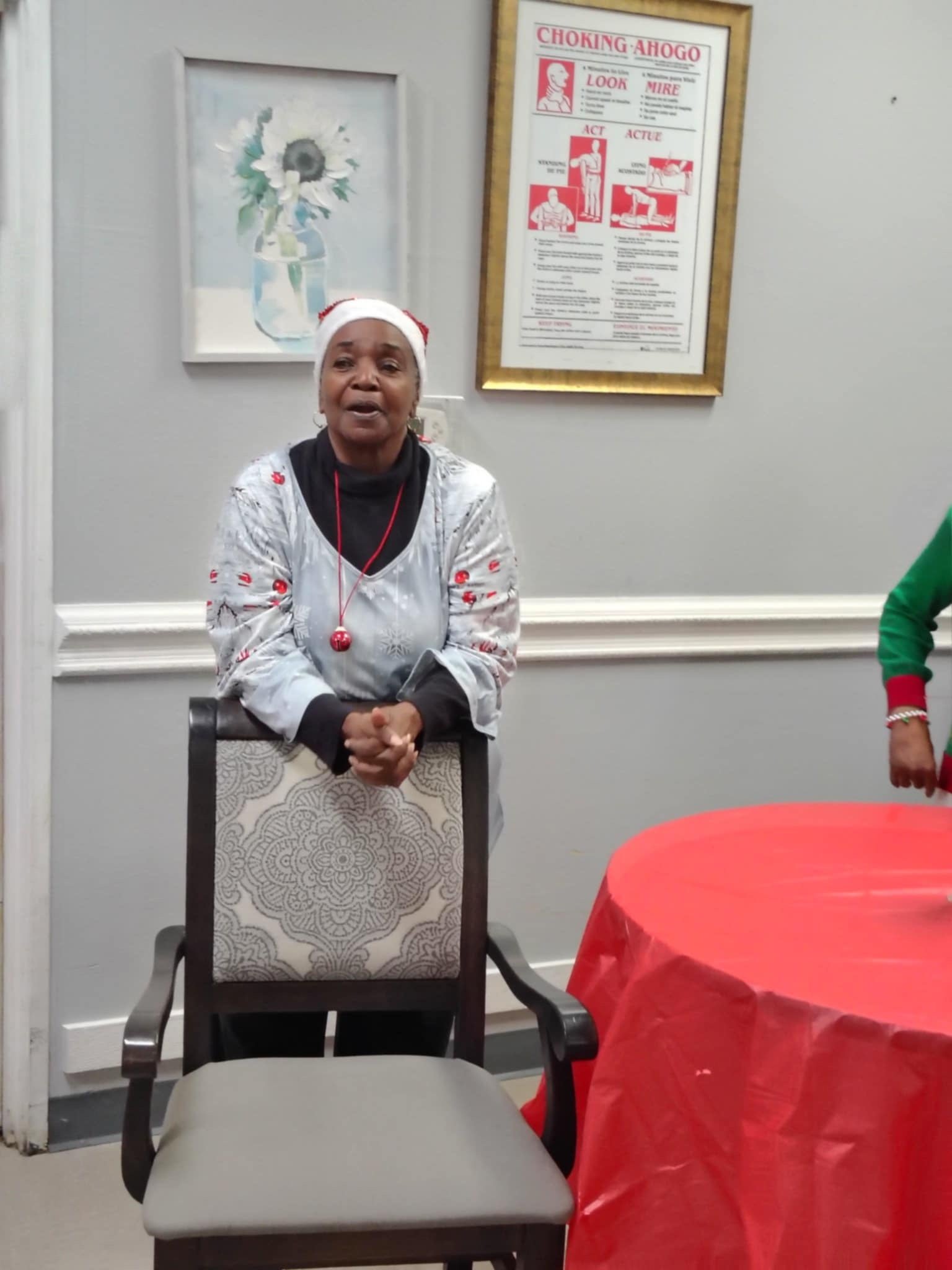 TRFF celebrates Christmas at Park Manor Cyfair on Dec 1, 2025.  TRFF was able to give out 70 gifts to the residents.