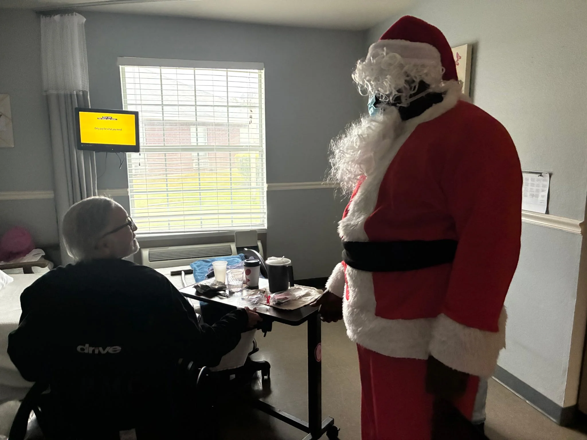 TRFF celebrates Christmas at Park Manor Cyfair on Dec 1, 2025.  TRFF was able to give out 70 gifts to the residents.