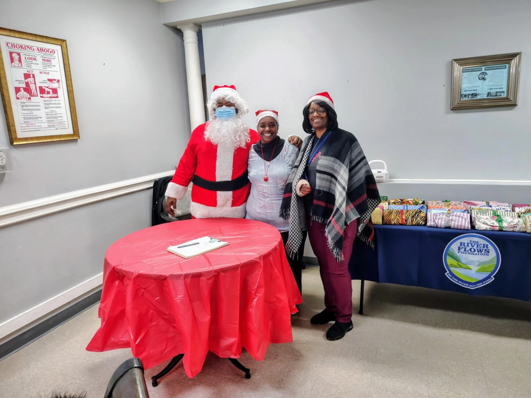 TRFF celebrates Christmas at Park Manor Cyfair on Dec 1, 2025.  TRFF was able to give out 70 gifts to the residents.