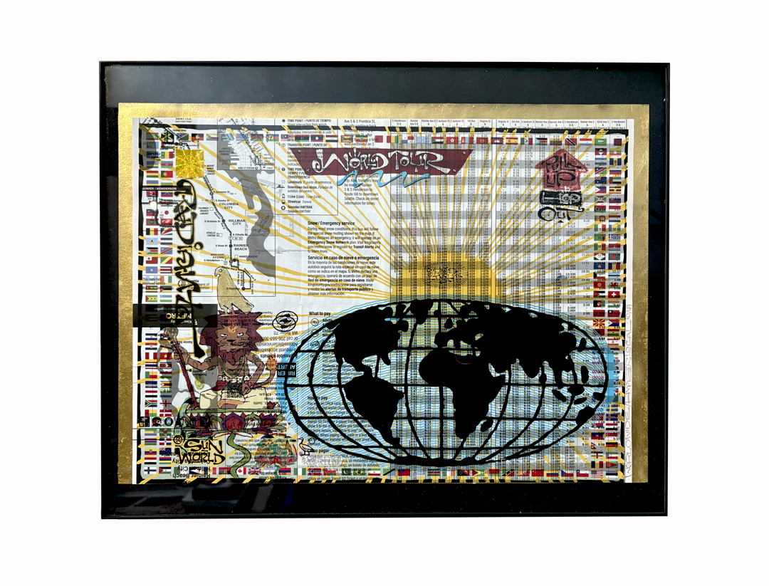 Worldwide/Hyperlocal (2026) Framed Print