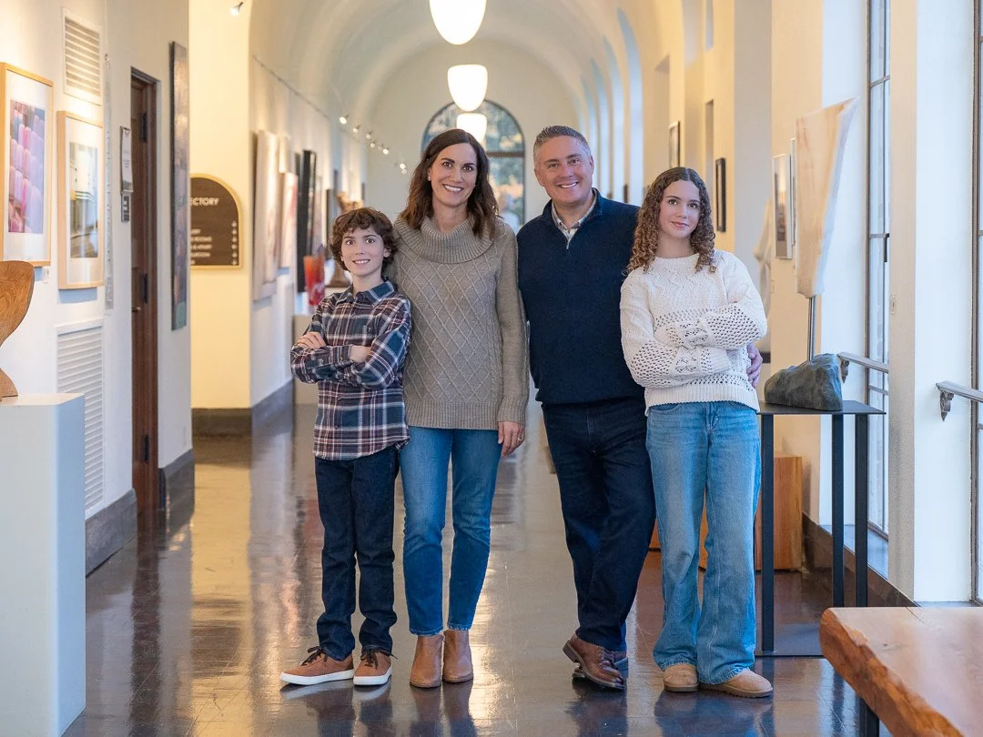 Family photo at the Lodge
