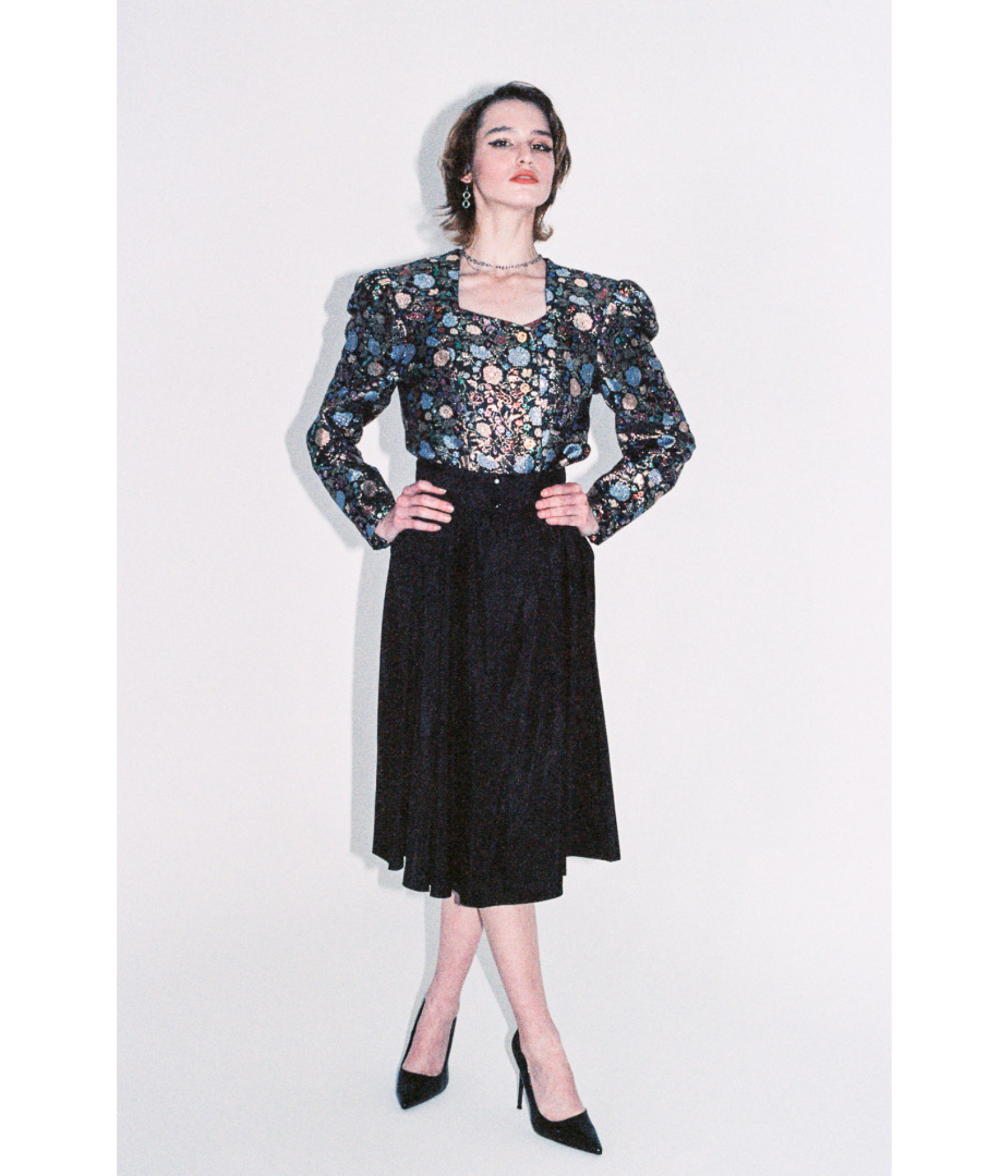 1980s METALLIC EVENING JACKET