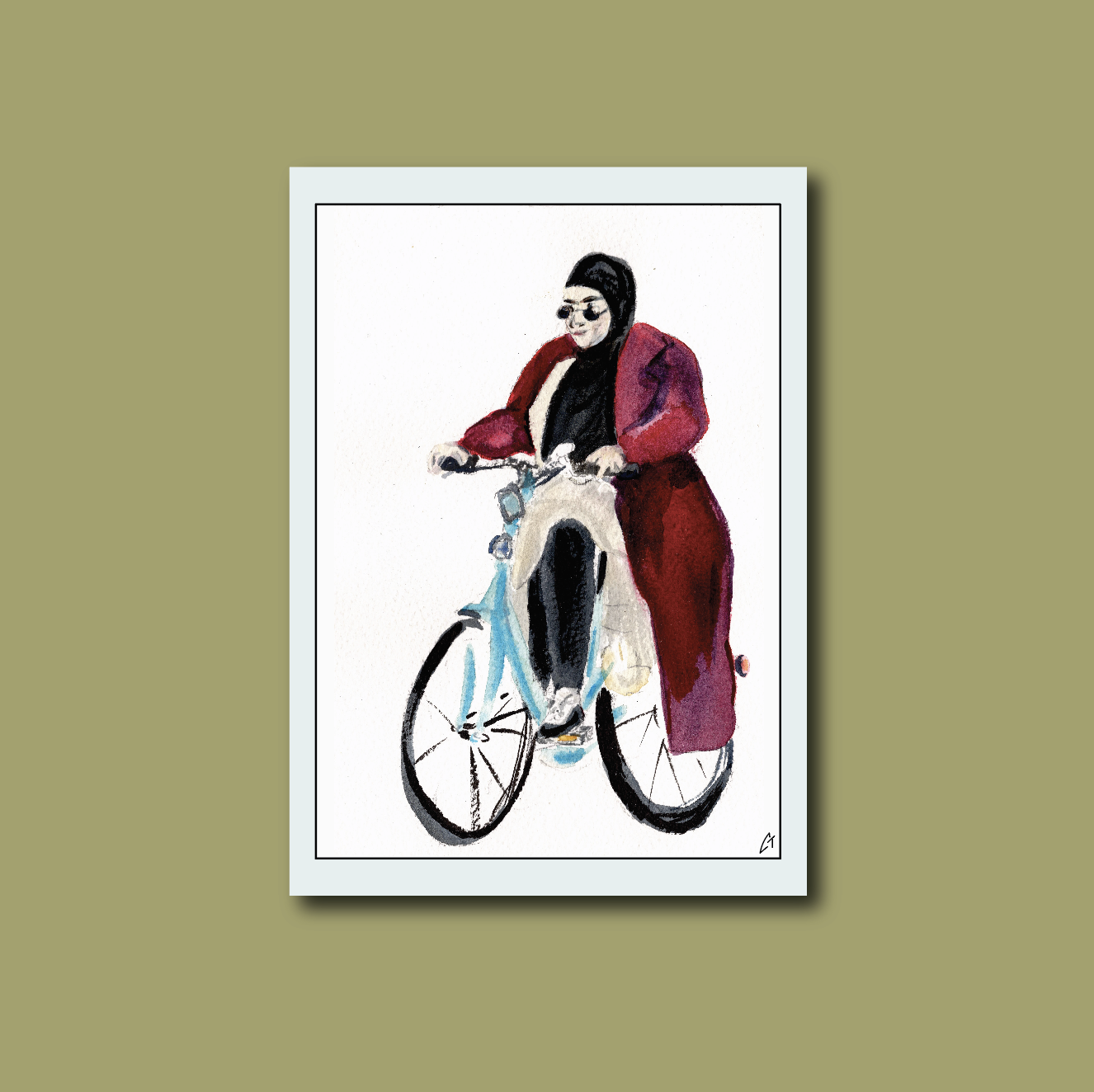 Fietsles 7