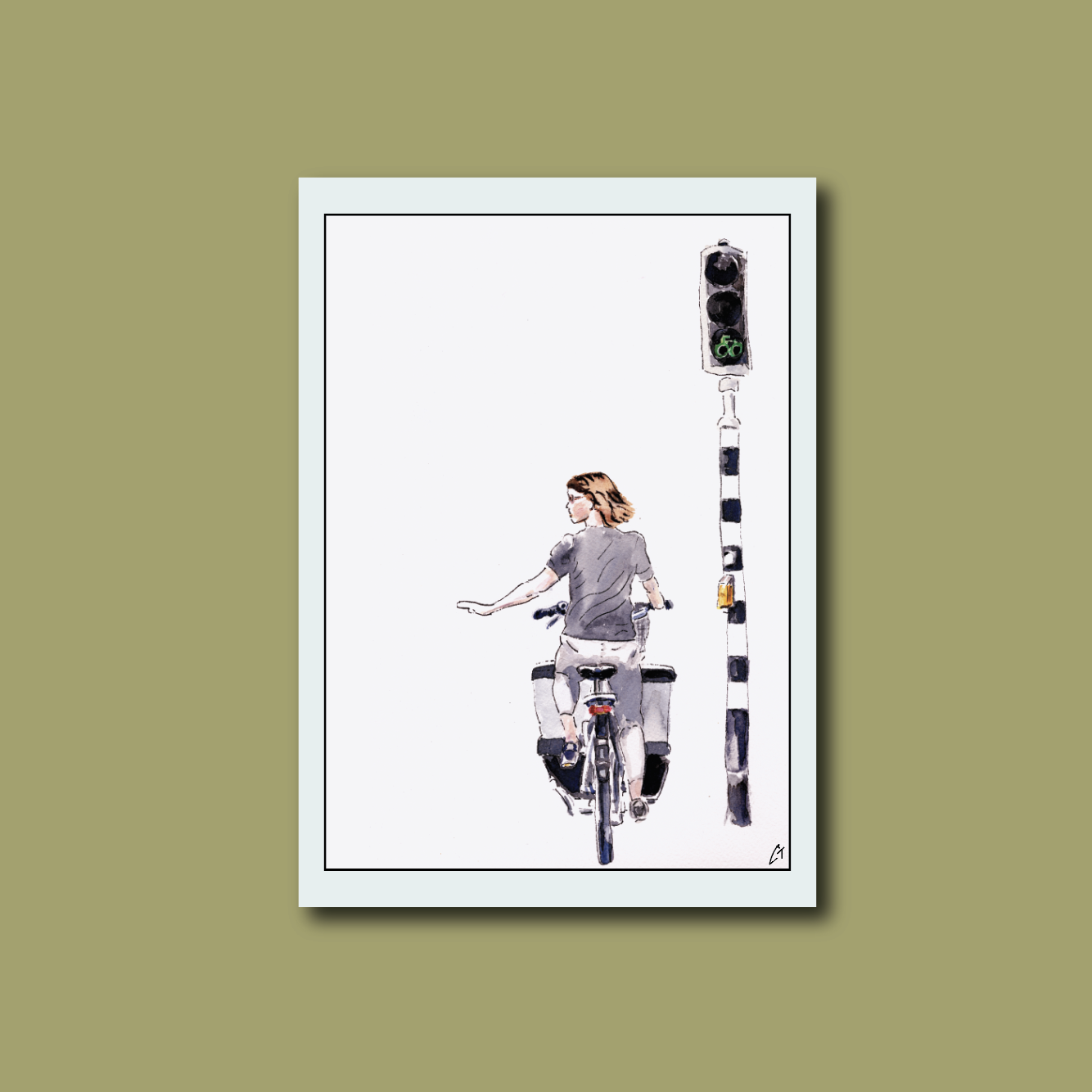 Left turn on green