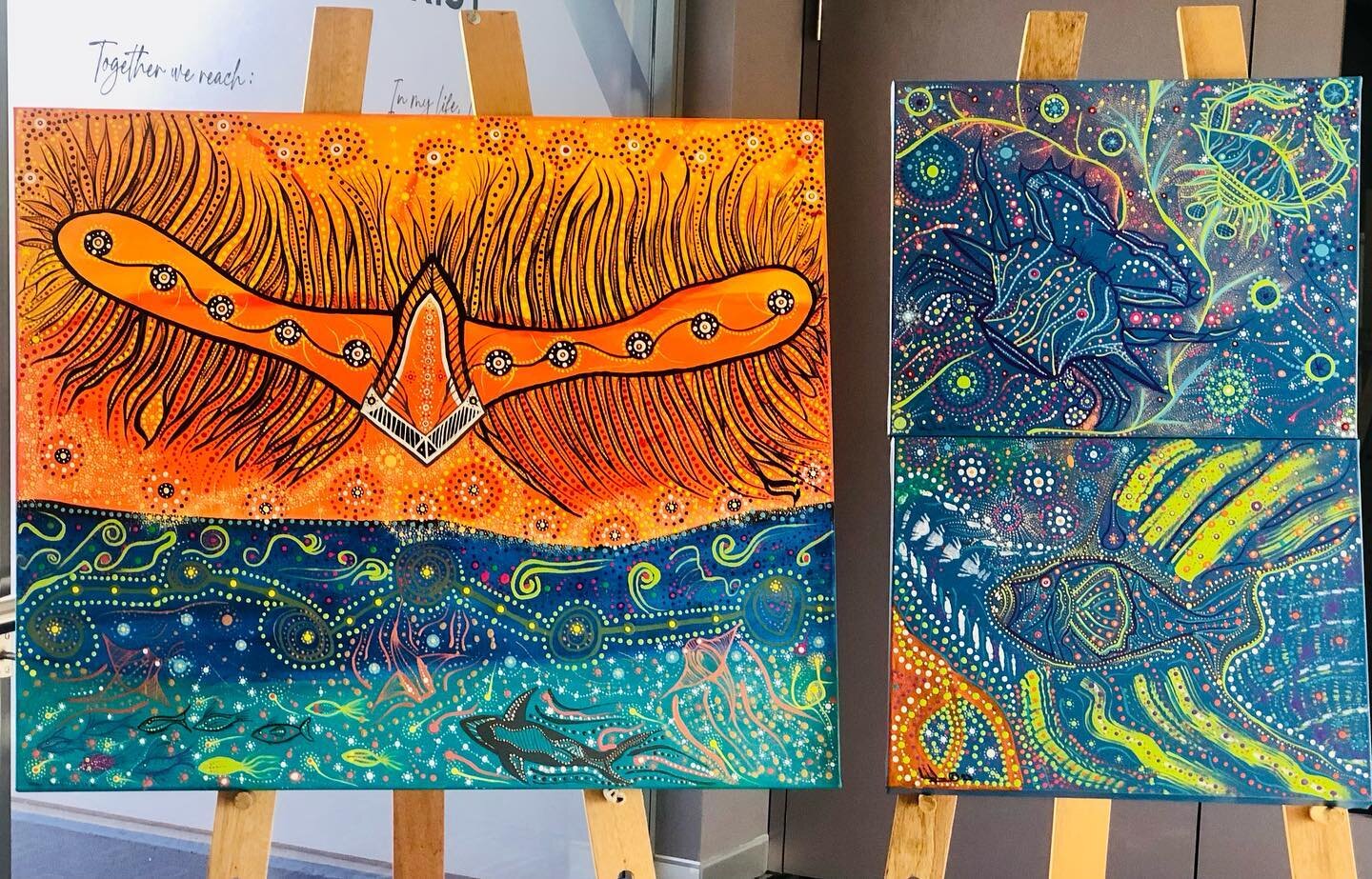 Less than two weeks to go for our fundraiser #nightunderthestars2023🌠 for the #car2homeproject. Register or bid now on these amazing artworks https://www.macquariecare.org.au/night-under-the-stars-2023