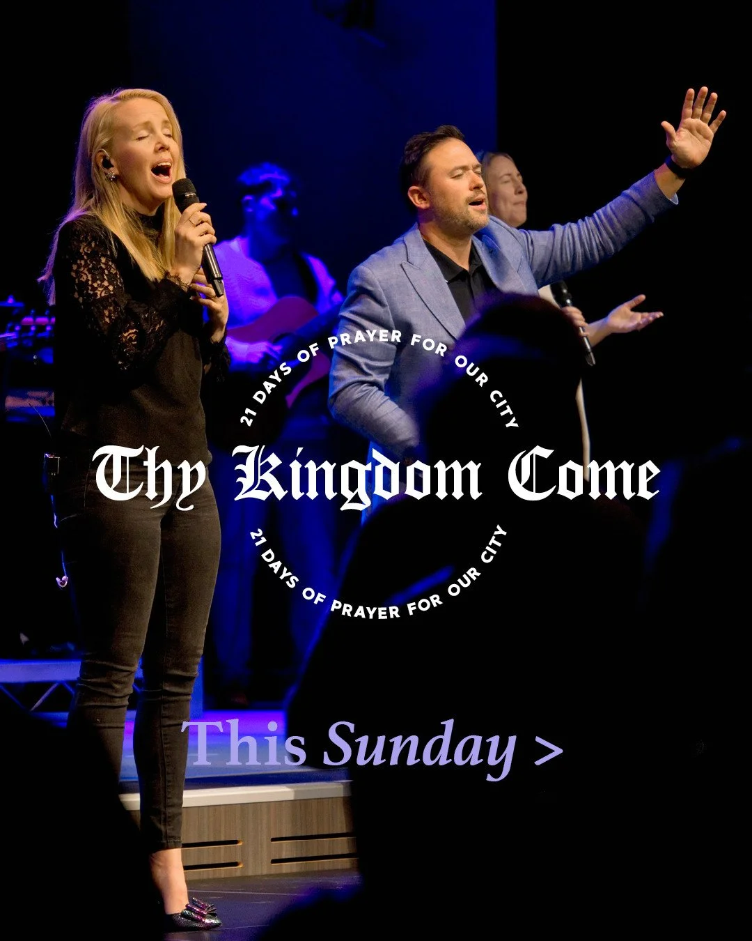 This Sunday we have Extended worship in all of our services. There is also no Mac Kids on as it is SCHOOL HOLIDAYS! We are continuing our preaching theme 'Thy Kingdom Come', hearing from Mindy Newsome in the morning services and Nathan Dissanayeke an