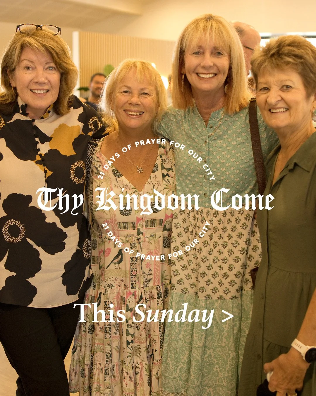 This Sunday we continue our Thy Kingdom Come theme with Roz Zaia preaching in the morning and online services. The 5pm service is not happening. Enjoy your LONG WEEKEND!