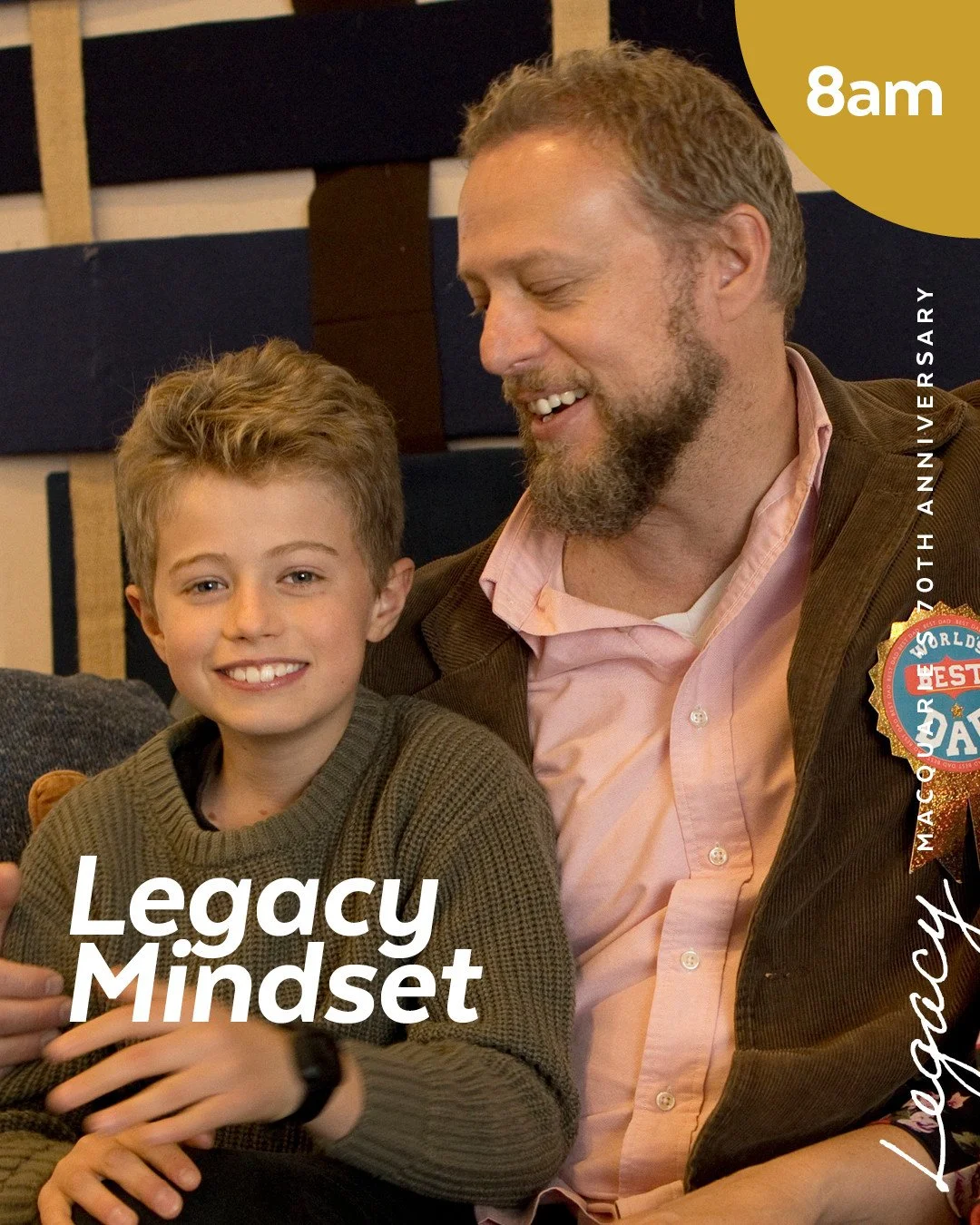 This Sunday we have so much planned! In our 8am service we are kicking off our Legacy series with Jacques Cronje preaching. In our 10am service, Mac Kids are taking over the service... they'll be a kids choir, games, prizes and so much more! In our 5