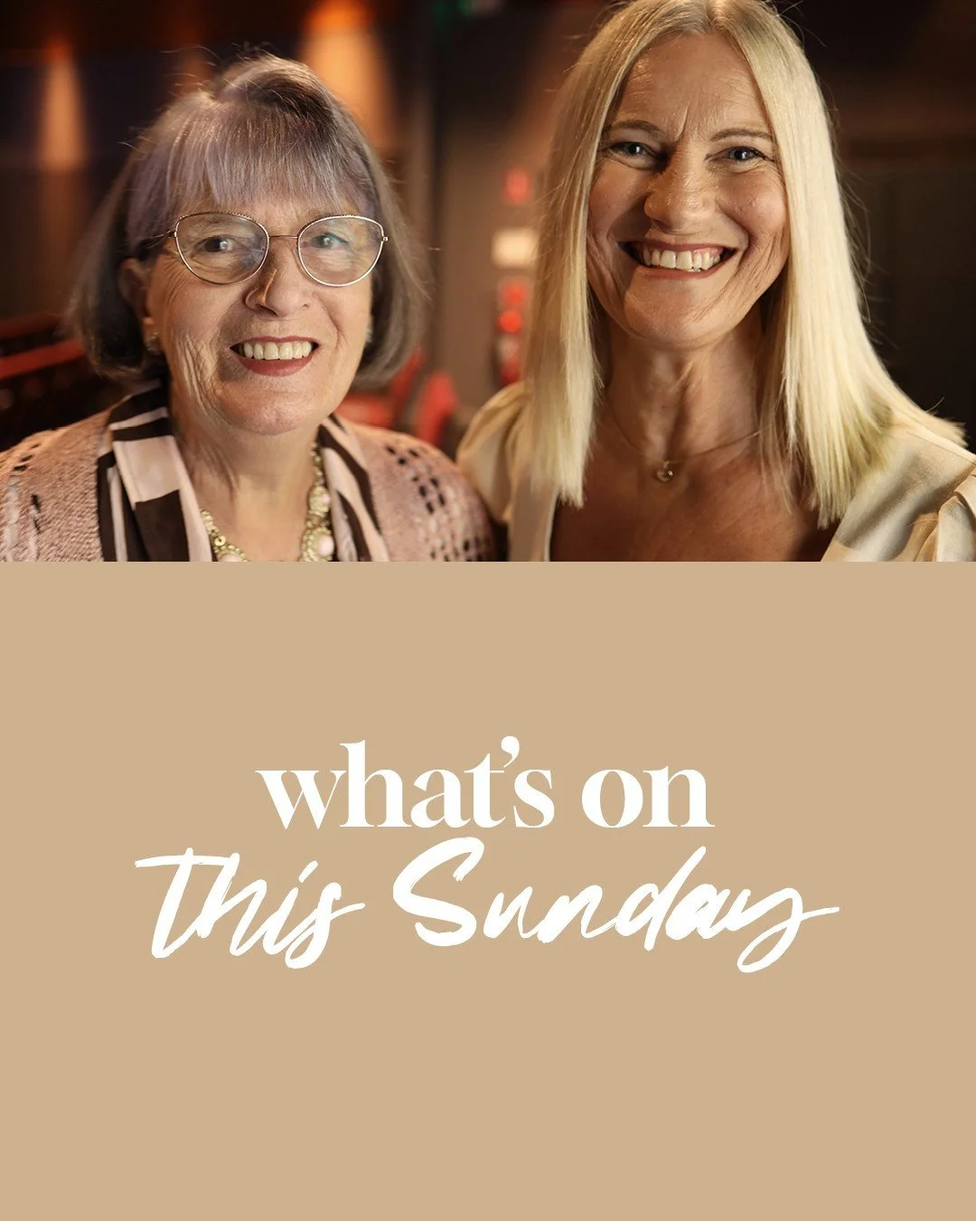 Join us Sunday as we continue our Colossians preaching theme and communion. Remember there's no 5pm service this Sunday.⁠
⁠
See you there!