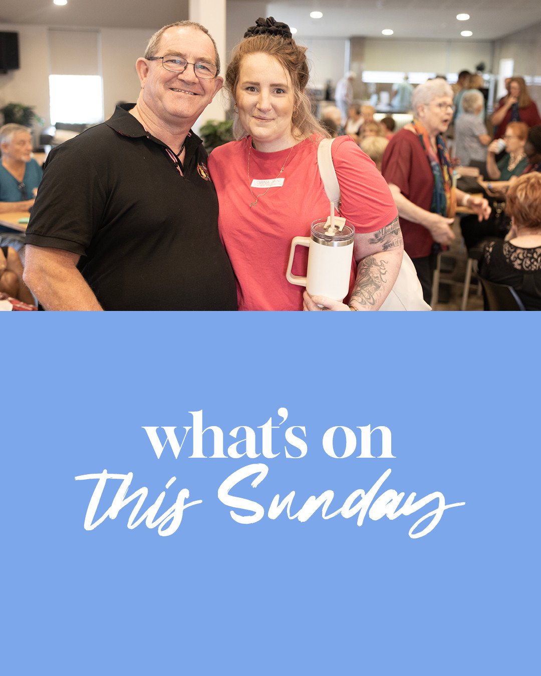 See you Sunday as we hear from Roz Zaia and have communion together.⁠
⁠
See you there!