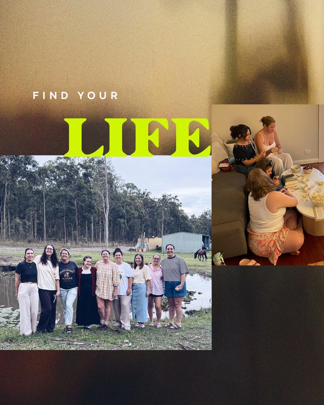 "A place where we can go deep. My faith has grown exponentially since joining a Life Group" &ndash; Claire⁠
⁠
Clink on the Link in Bio to find out more.