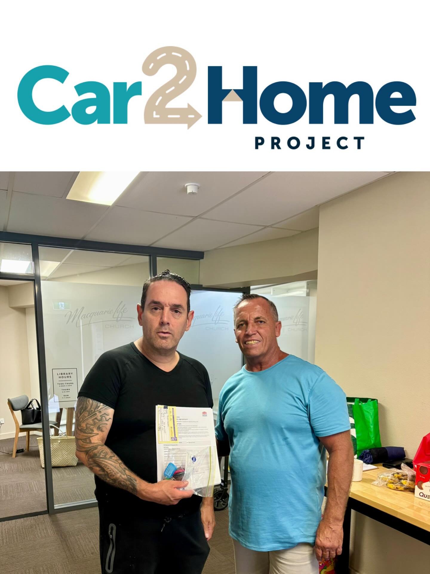 Feel Good Friday! 🫶🏻This is Scott who has just signed his first lease to his private rental all on his own. No more share situations, which have in turn led to further homelessness 🥺 Since coming into the @car2homeproject Scott has gotten two jobs