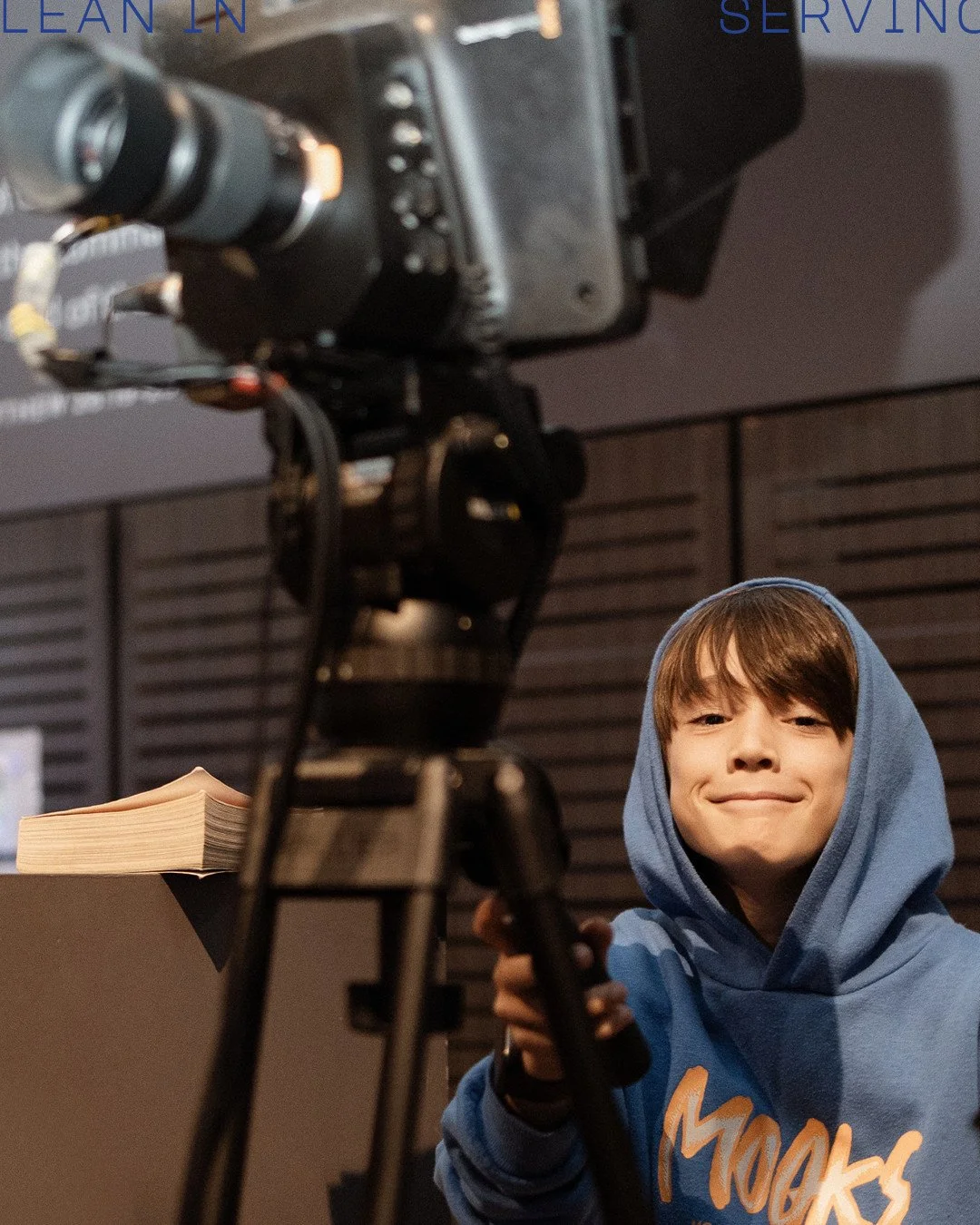 Meet Milo, one of our young guns. He serves on our camera ops team, make sure to say hi next time you see him!⁠
⁠
It's so good to be able to sew into our children giving them ownership over their own relationship with God and serving.