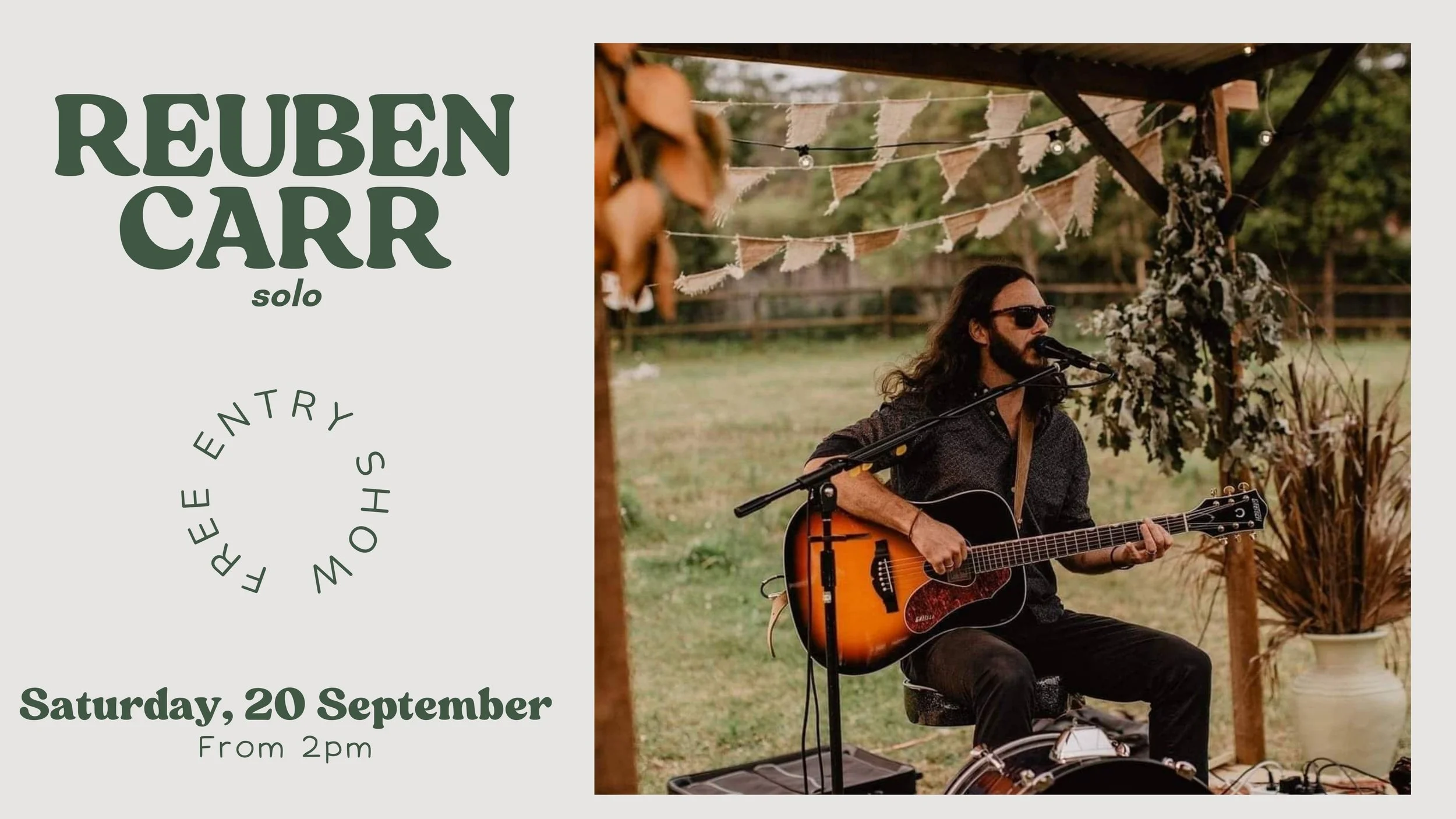 Reuben Carr Solo (Free Entry)