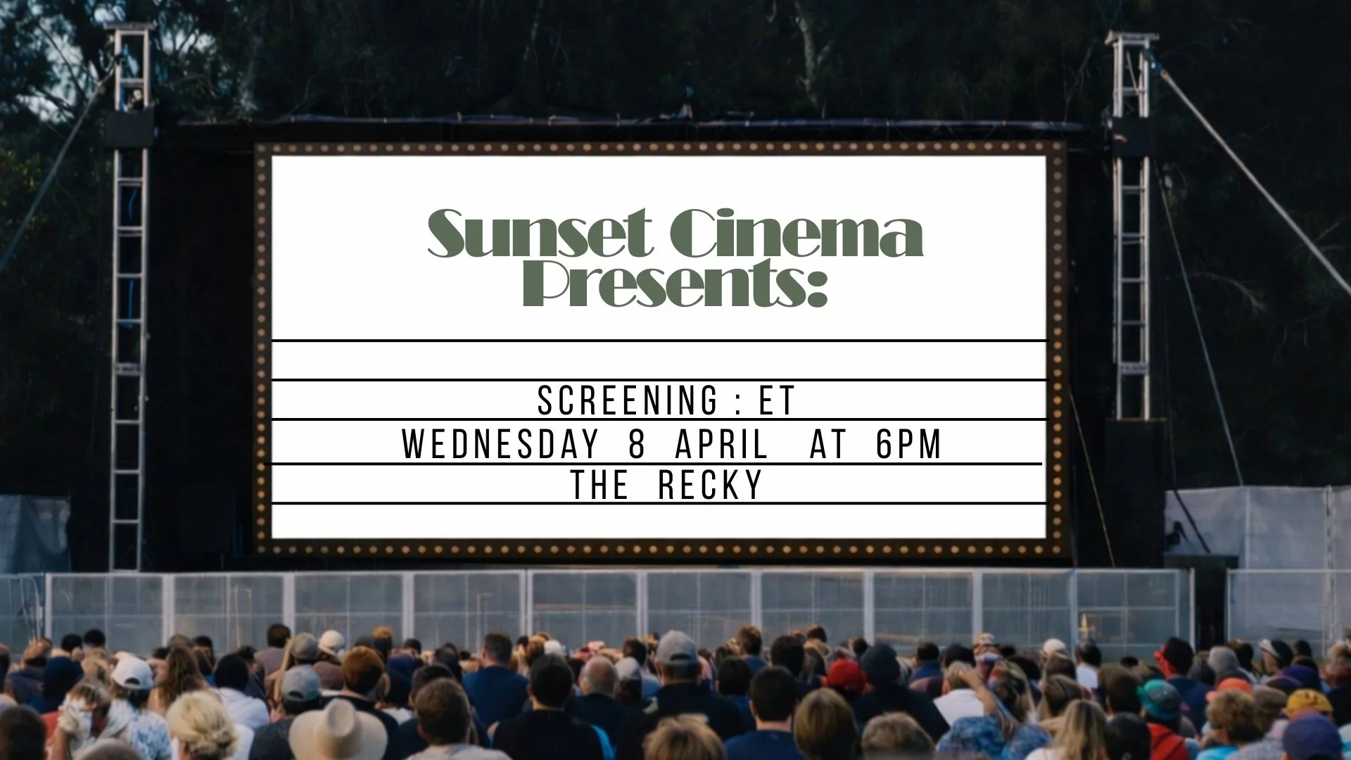 April School Holidays: Outdoor Movie Night: ET