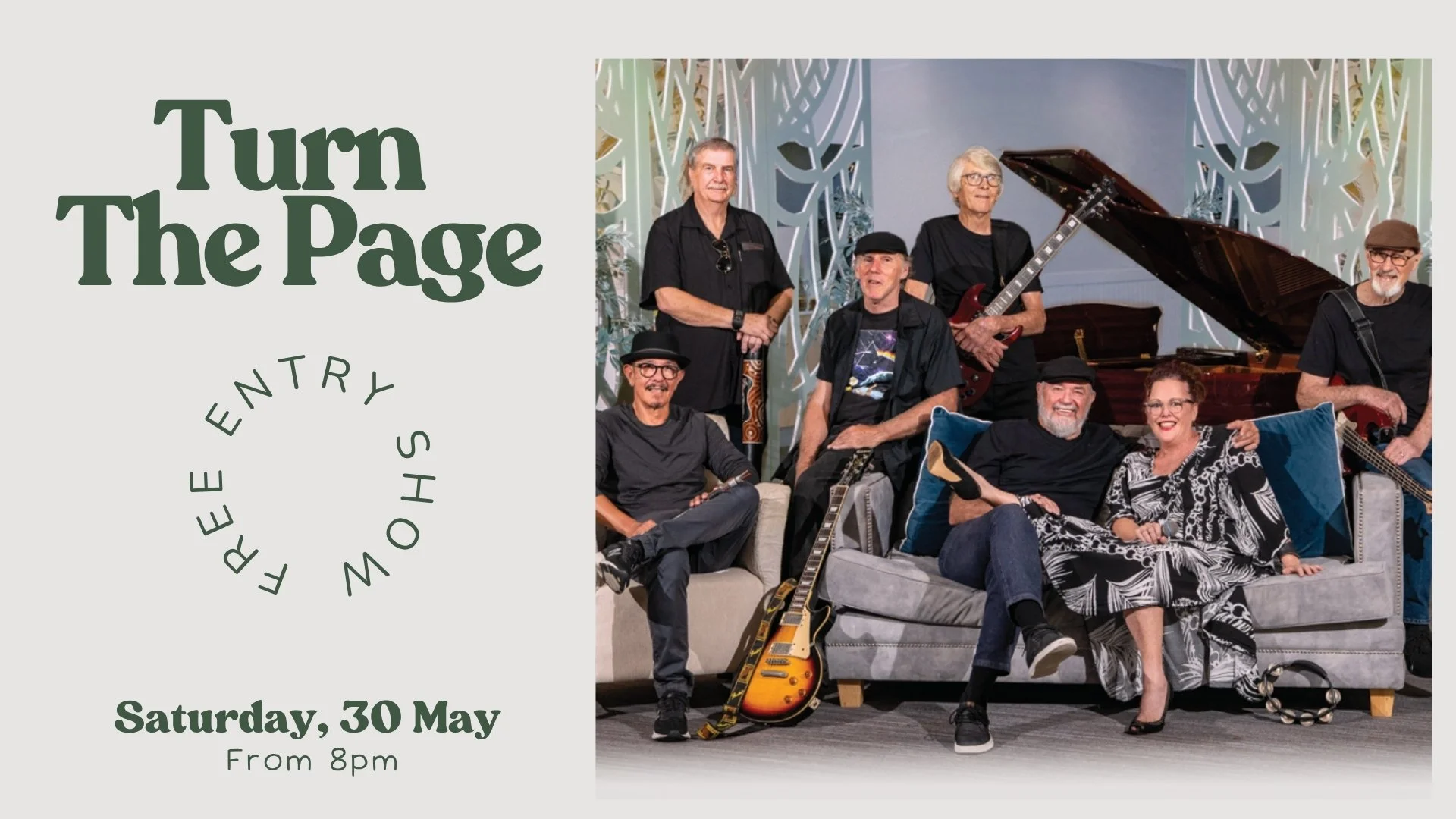 Turn The Page (Free Entry)