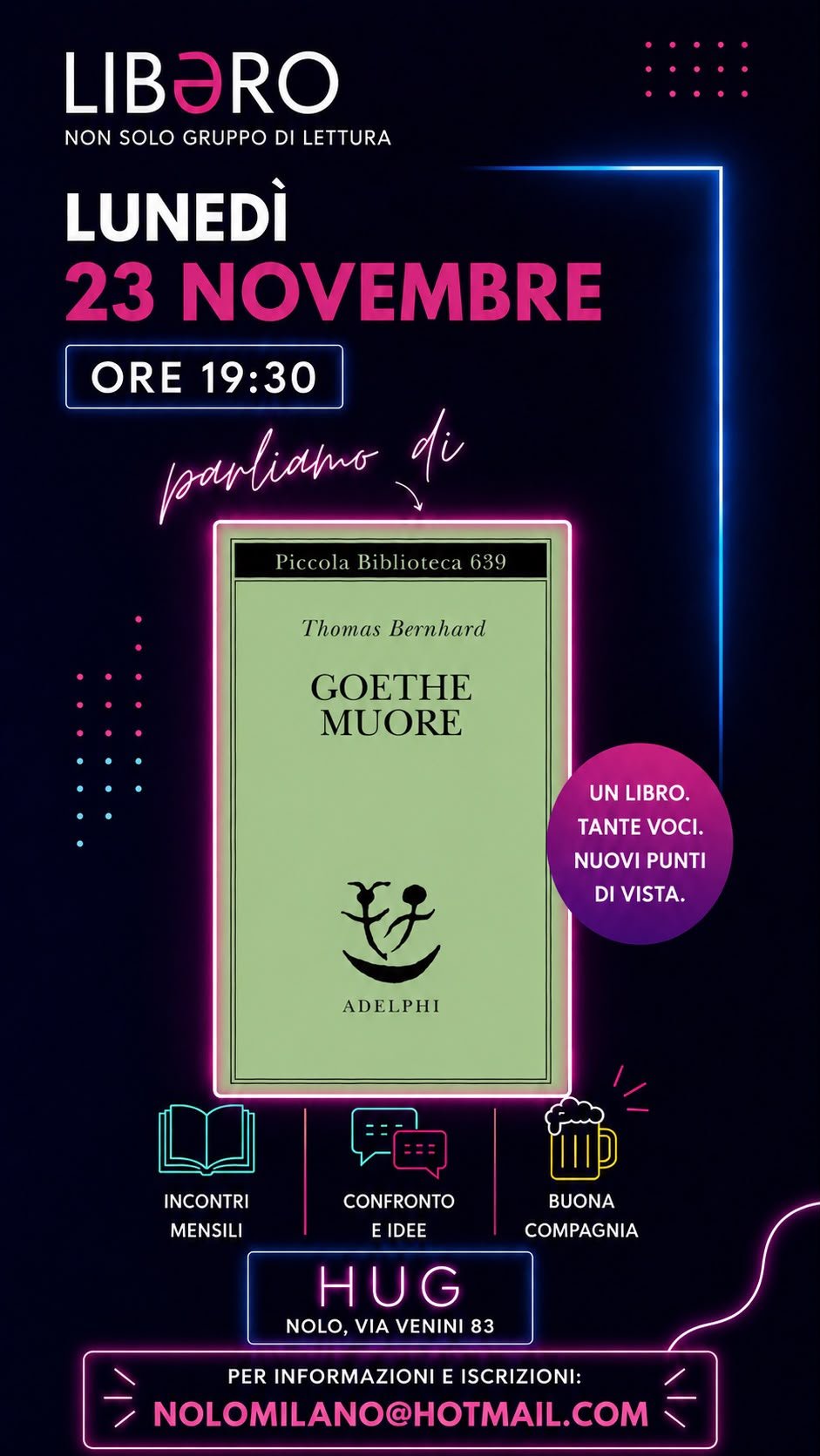 LIBƏRO, non solo gruppo di lettura 