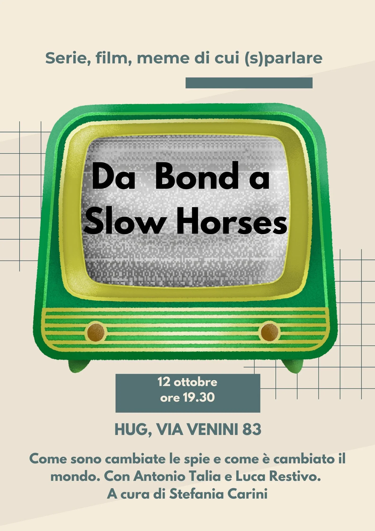 SCREEN CLUB Da Bond a Slow Horses