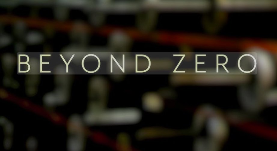 Dark Image emblazoned with movie title: Beyond Zero