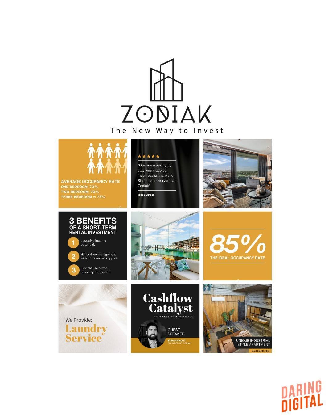 It has been an absolute pleasure working on refining @zodiak_management's social media strategy and then implementing it over the past few months. 🙌 

Just check out how good their feed is looking!